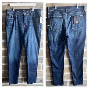 Hudson Jeans Men's High Rise Huntley Medium Wash Ash Slim Blue Jeans Sz 38 NWT